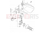 39 - RIGHT HANDLE SWITCH - Suzuki TS200R M (1991) (E03,E28,E33)