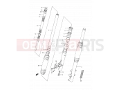 33 - FRONT DAMPER - Suzuki TS200R M (1991) (E03,E28,E33)