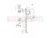 49 - REAR MASTER CYLINDER - Suzuki TS200R M (1991) (E03,E28,E33)