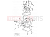 1 - CYLINDER - Suzuki TS200R P (1993) (E03,E28,E33)