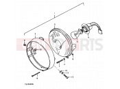 SUZUKI TS250ER N (1992) 18 - HEADLAMP