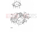 SUZUKI TS250ER T (1996) 3 - CRANKCASE COVER