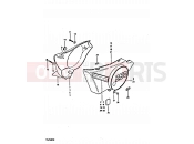 SUZUKI TS250ER X (1999) 52 - FRAME COVER (TS250ERX)