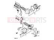 SUZUKI TS250X E (1984) 26 - TURNSIGNAL LAMP (E02,E15,E16,E17,E18,E22)