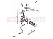 SUZUKI TS250X E (1984) 49A - RIGHT HANDLE SWITCH (MODEL H/J/K E15,E16,E17,E22,MODEL K E02)