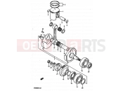 SUZUKI TS250X G (1986) 6 - CRANKSHAFT