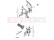 SUZUKI TS250X K (1989) 51 - LEFT HANDLE SWITCH (MODEL G E01,E02,E04,E21,E24)