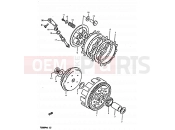 SUZUKI TS50ERKD X (1999) 9 - CLUTCH