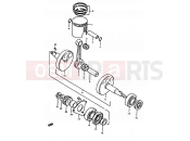 4 - PISTON-CRANKSHAFT - Suzuki TS50ERKD D (1983)