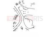 58 - HANDLEBAR - CONTROL CABLE - Suzuki TS50ERKD D (1983)
