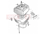 1 - CYLINDER - Suzuki TS50ERPD T (1996)
