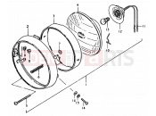 17 - HEADLAMP - Suzuki TS50ERPD T (1996)