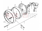18 - HEADLAMP - Suzuki TS50ERPD T (1996)
