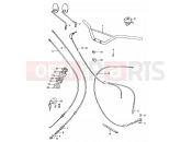 37 - HANDLEBAR - CONTROL CABLE - Suzuki TS50ERPD T (1996)