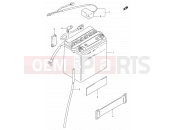 SUZUKI TU250X X (1999) 19 - BATTERY