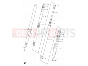 SUZUKI TU250X X (1999) 41 - FRONT DAMPER (MODEL V/W/X)