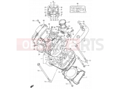 1 - CYLINDER HEAD (FRONT) - Suzuki VS800GL X (1999) Intruder