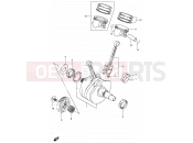 6 - CRANKSHAFT - Suzuki VS800GL X (1999) Intruder