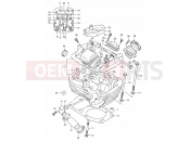 2 - CYLINDER HEAD (REAR) - Suzuki VX800 / VX800U M (1991)