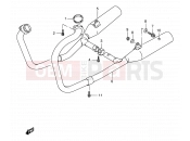 14 - MUFFLER - Suzuki VX800 / VX800U P (1993)