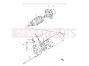 23 - STARTING MOTOR - Suzuki VX800 / VX800U P (1993)