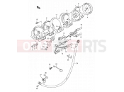 27 - SPEEDOMETER - TACHOMETER - Suzuki VX800 / VX800U P (1993)
