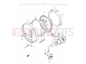 29 - HEADLAMP (MODEL L/M/N EXCEPT E01,E02) - Suzuki VX800 / VX800U P (1993)