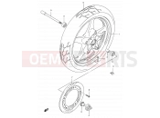 50 - FRONT WHEEL - Suzuki VX800 / VX800U P (1993)