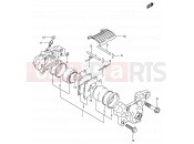 56A - REAR CALIPER (MODEL P/R/T) - Suzuki VX800 / VX800U P (1993)