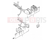 SUZUKI XN85 D (1983) (650) 34 - TURN SIGNAL LAMP (E02, E04, E17, E21, E34)