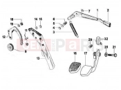 CONTROL PEDALS - LEVERS - Ape Calessino 2007-2012