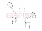 DRIVING MIRROR/S - Ape Calessino 2007-2012