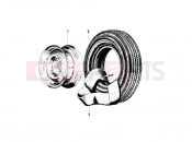 FRONT WHEEL - Ape Calessino 2007-2012